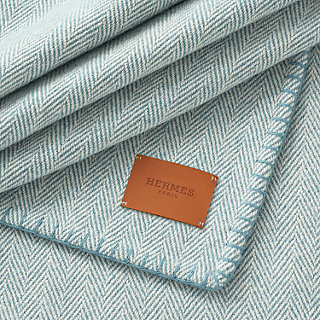 Swing blanket - Blue | Hermès USA
